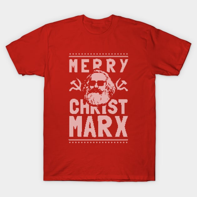 Merry Christ Marx T-Shirt by dumbshirts